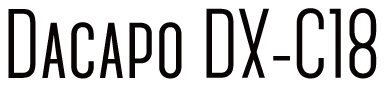 DACAPO DX-C18